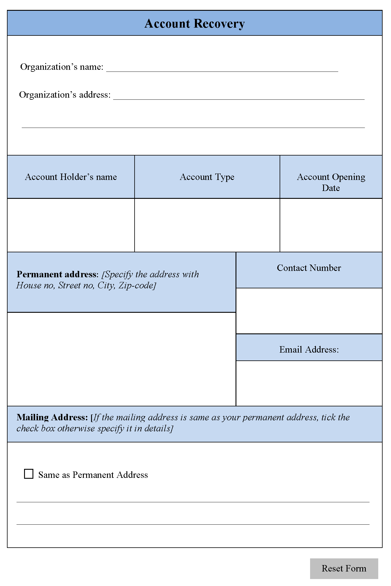 account-recovery-form-editable-forms