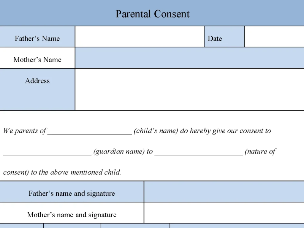 Parental Consent Form