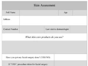 Skin Assessment Form