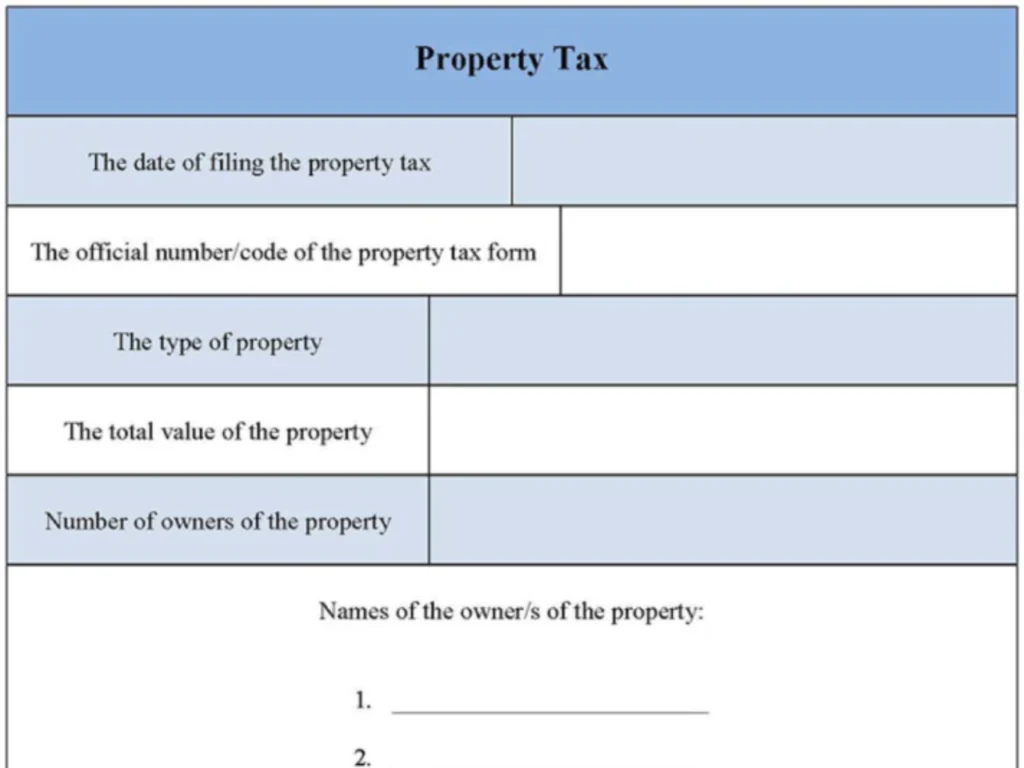 Property Tax Form