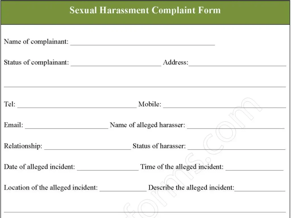 Consumer Complaint Fillable PDF Form