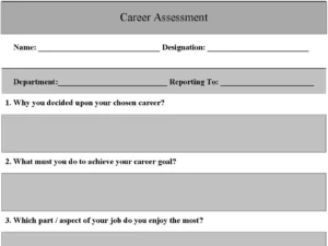 Career Assessment Form
